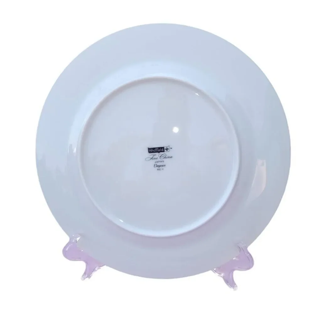 Sheffield fine china,vintage, 10-in plate, pattern Elegance 502